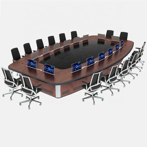 <span class=keywords><strong>Table</strong></span> de conférence rectangulaire de bureau moderne, meubles commerciaux haut de gamme, bureau de bureau - Product Image 5