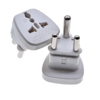 Adaptateur de prise universel vers l'Afrique du Sud 16A 250V UK US AU EU vers Type-M Convertisseur de voyage multifonction pour Sri Lanka Népal Lesotho