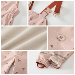 Pantalon de pluie pour enfants personnalisable, imprimé de dessins animés mignons, imperméable, respirant, <span class=keywords><strong>taille</strong></span> élastique, longueur intégrale, pour filles et garçons - Product Image 5