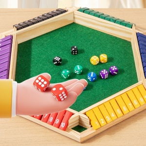 Jeu <span class=keywords><strong>de</strong></span> dés Qiaike Shut the Box, 2 à 6 joueurs, jeu <span class=keywords><strong>de</strong></span> <span class=keywords><strong>société</strong></span> en bois pour la famille, <span class=keywords><strong>jeux</strong></span> mathématiques pour adultes et enfants, jeu <span class=keywords><strong>de</strong></span> fête, jeu <span class=keywords><strong>de</strong></span> <span class=keywords><strong>club</strong></span> - Product Image 3