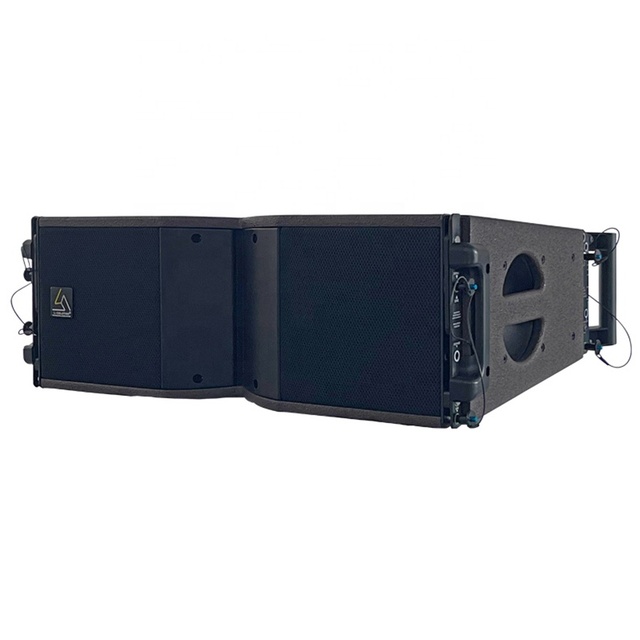 K208 Neodymium Line Array Mid Range Speakers 500W/2000W Outdoor PA System for Stage Use-Durable & Portable