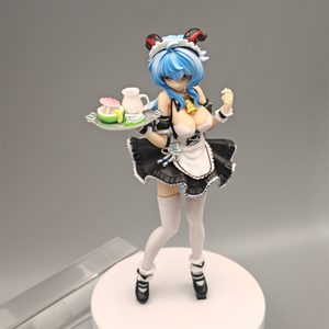 <span class=keywords><strong>Ganyu</strong></span>, jeune fille guidant la lune : figurine en boîte, pose debout, avec plateau, sculpture haute définition, édition limitée, pour décoration de bureau - Product Image 5