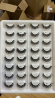 Cils en vison synthétique de luxe haut de gamme, doux et moelleux, courbure D, 15 mm, faux cils en vison, cils en bande de vison synthétique, cils 3D en soie moelleux