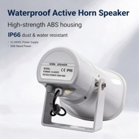 Haut-parleur à cornet actif 30W pour système de sonorisation, étanche, pour extérieur, prix de gros usine