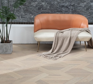 Plancher <span class=keywords><strong>stratifié</strong></span> moderne en noyer noir multicouche, installation par clic, <span class=keywords><strong>parquet</strong></span> pentagonal pour villa, plancher en bois d'ingénierie lisse, garantie 5 ans - Product Image 1