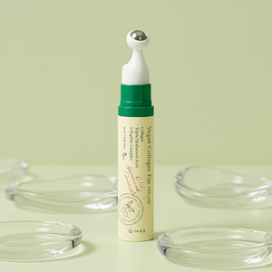Suero Vegano para Ojos con Péptidos y Vitamina C, Mascarilla Reafirmante Antiarrugas y <span class=keywords><strong>Antiojeras</strong></span>, Hidratante con Algas Marinas y Cafeína - Product Image 4