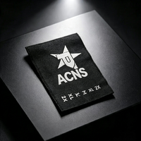 Étiquettes personnalisées en flanelle tissée, brossées, douces, pour vêtements, avec logo de marque, à coudre sur les vêtements, confortables, chaudes, vente en gros