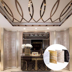 आधुनिक pvc दीवार पैनल वाटरप्रूफ लकड़ी कक्ष के लिए इंटीरियर दीवार सजावट के लिए आधुनिक pvc दीवार पैनल - Product Image 1