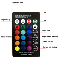 Lampes de lecture LED ampoules de voiture RGB avec télécommande T10 W5W 2 pièces/ensemble SUNKIA lampe stroboscopique 12V 194 168 501