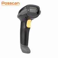 Pemindai Berkabel Otomatis Pistol Barcode 1d USB Android Laser Genggam Pembaca Kode Qr Data Nirkabel