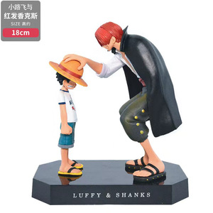 Figuras Coleccionables de Anime Japonés a Precio Competitivo de Fábrica, <span class=keywords><strong>Figura</strong></span> de Acción de <span class=keywords><strong>Luffy</strong></span> <span class=keywords><strong>y</strong></span> <span class=keywords><strong>Shanks</strong></span> de One Piece - Product Image 1