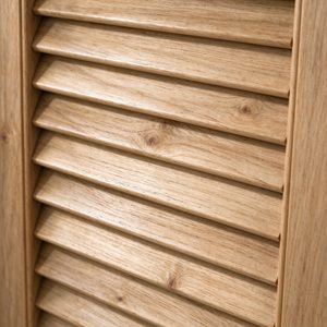 Kit de persiennes intérieures en bois, facile à poser soi-même, panneaux de persiennes en tilleul massif pré-perforés - Product Image 2