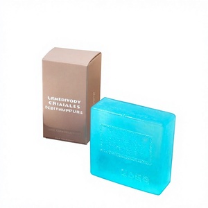 Jabón en Barra Blue <span class=keywords><strong>Eau</strong></span> <span class=keywords><strong>De</strong></span> Cologne para Hombre, Jabón Sólido con Fragancia Herbal, Jabón Limpiador para Cuerpo y Rostro - Product Image 1