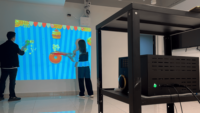 Le tout nouveau projecteur interactif tout-en-un, appareil de jeu mural interactif, jeu de sol interactif, haute luminosité, longue durée de vie