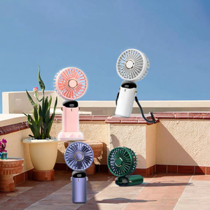 Mùa Hè Ngoài Trời Máy Tính Để Bàn Cầm Tay <span class=keywords><strong>Fan</strong></span> Pin Có Thể Tháo Rời USB Hiển Thị Kỹ Thuật Số Điện Pocket Mini <span class=keywords><strong>Fan</strong></span> - Product Image 4
