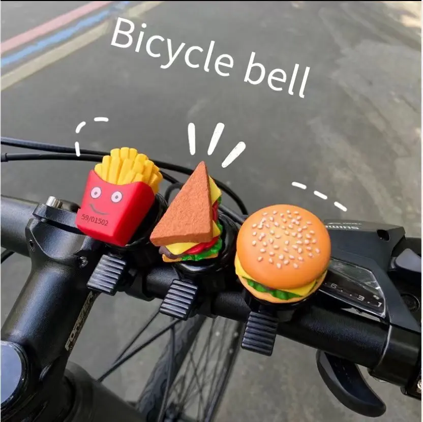 Campanello della bicicletta dei cartoni animati super rumoroso per bambini mountain bike universale per auto campana per scooter decorazione della bicicletta
