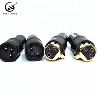 Adaptateur de câble équilibré XLR YIVO XSSH Audio HIFI sans soudure, connecteur mâle-femelle plaqué or, mini-casque microphone 3 broches