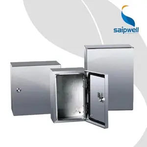 China Supplier SAIP/SAIPWELL IP66 Weatherproof Outdoor Project Box Stainless Steel Power Distribution Panel