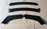 Kit de protection de carrosserie Pièces d'extérieur Matériau PP universel 4pcs Spoiler de pare-chocs avant Lèvre avant pour toutes les voitures automobiles