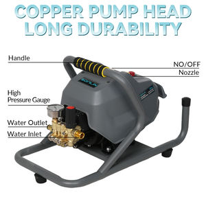 آلة غسيل سيارات محمولة أوتوماتيكية بالكامل بقوة 1450 رطل لكل بوصة مربعة، آلة تنظيف كهربائية تجارية عالية الضغط - Product Image 4