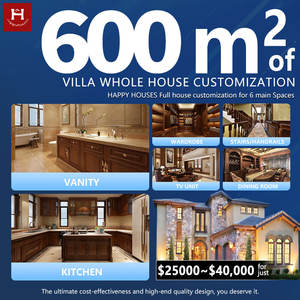 Happy Hoouses Building Project Contractor RTA Wholesale American Standard Solid Wood Melamine MDF Plywood Kitchen Cabinets Sets - Product Image 6