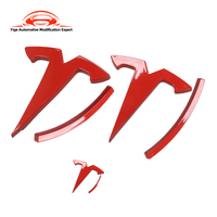 Emblème autocollant personnalisé pour le logo avant/arrière/volant pour les modèles 3/Y 19-24