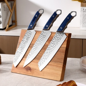 Stainless Steel Boning <b>Knife</b> Hand Forged Kitchen <b>Knives</b> <b>Set</b> Professional Chef <b>Knife</b> with Ring - Product Image 1