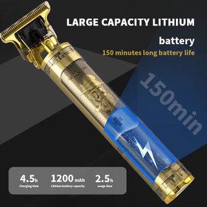 เครื่องตัดผมไฟฟ้าไร้สาย แบตเตอรี่ลิเธียมแบบชาร์จได้ 1200mAh สำหรับผู้ชาย ใช้ได้ทั่วไป - Product Image 1