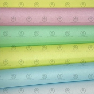 55g Carbonless NCR Paper in Yellow Blue Pink Green CB CFB CF Copy Paper 76X80mm Blue Image - Product Image 5
