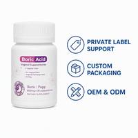 Capsules vaginales à l'acide borique 600 mg, 20 pièces, soins féminins, formule pH Fresh
