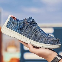 Mocassins en toile décontractés et confortables pour hommes, grandes tailles, antidérapants, vente en gros, directement de l'usine