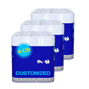 Bán Buôn Số Lượng Lớn Giá Rẻ Giấy Vệ Sinh Mềm Mại Và Mạnh Mẽ Cao Cấp Giá Rẻ Sinh Thái Thân Thiện Với Trinh Nữ Bột Gỗ Giấy Vệ Sinh Giấy - Product Image 1