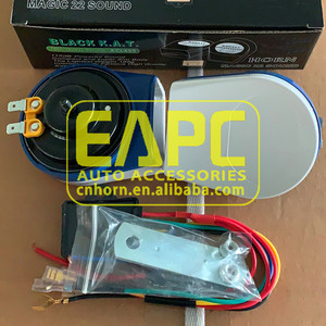 Corne d'escargot D006-1 12V 115dB <span class=keywords><strong>klaxon</strong></span> électronique <span class=keywords><strong>klaxon</strong></span> <span class=keywords><strong>musical</strong></span> de moto de voiture - Product Image 4