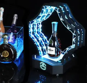 Spade Ace Wijnrek Display Bar Nachtclub Ktv Bruiloft Champagne Vip Led Fles Service Glorifier Presenter