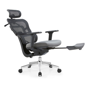 Foshan lusso Boss sedie girevoli con schienale alto confortevole maglia originale Leader Pro sedia da ufficio ergonomica con poggiagambe - Product Image 2