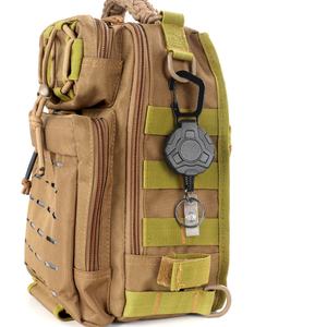 Porte-clés rétractable en câble d'acier haute résistance anti-perte, porte-badge robuste <span class=keywords><strong>Yoyo</strong></span> - Product Image 5