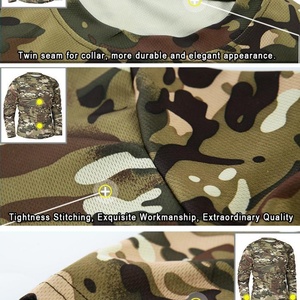 Chemise de pêche personnalisée par sublimation Alibaba Premium 6X 4XL 5XL, couleur Tan, séchage rapide, protection UV - Product Image 3