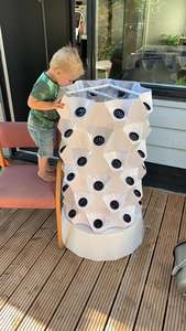 Uno del sistema hidropónico Nft con kits de 48 agujeros Sistemas de cultivo hidropónico vertical Planta Vegetal - Product Image 3