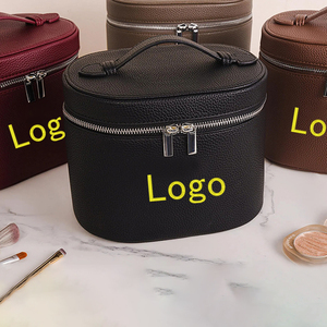 Borsa per il Trucco Personalizzata con Logo Ricamato, Professionale, Grande Capacità, Portatile, Organizzatore per Pennelli da Trucco in PU per Viaggi - Product Image 5