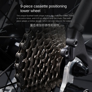Vélo de <span class=keywords><strong>route</strong></span> Lanling Storm 700C, aérodynamique, course, 18 vitesses, guidon en forme de L, fourche à ressort, suspension, alliage d'aluminium, frein à <span class=keywords><strong>disque</strong></span> hydraulique - Product Image 4