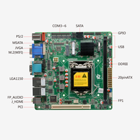 Carte mère ITX-P85M1 Mini Itx avec processeurs LGA1150 Celeron/Pentium/ I3/i5/i7 2 Lan 12 USB