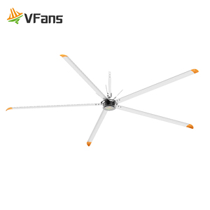 Ventilateur de plafond silencieux VFans de haute qualité avec longue garantie, pour la ventilation industrielle, expédition rapide, stock disponible, idéal pour le refroidissement des entrepôts - Product Image 1