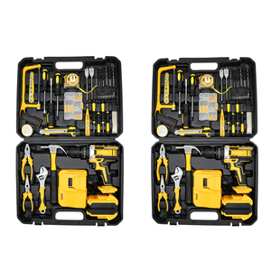 Ensemble électrique au lithium haute puissance 21V, pistolet à percussion multifonctionnel, deux vitesses, sans fil, OEM personnalisable, boîte à outils - Product Image 5