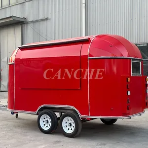 รถขายอาหารเคลื่อนที่กลางแจ้ง รถฟู้ดทรัค ขายฮอทดอก พิซซ่า กาแฟ พร้อมอุปกรณ์ครบครัน - Product Image 4