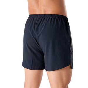 Pantalones Cortos Deportivos para Hombre, Color Azul Marino Oscuro, Ligeros, de Secado Rápido, para Entrenamiento y Running, con Cintura Elástica - Product Image 2