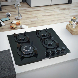 4 fuochi fornelli a Gas in vetro rinforzato da <span class=keywords><strong>incasso</strong></span> a Gas di alimentazione elettrica per alberghi domestici attività all'aperto gpl compatibile - Product Image 5