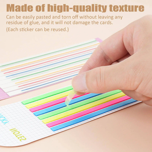 Mahjong <b>Card</b> Line Finder Highlighter Tape, Mahjong Line Highlighter Stripe, Transparent Sticky <b>Card</b> Markers Tabs, Mahjong Game - Product Image 2