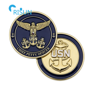 Monete Commemorative Personalizzate per Capo di Bordo (CPO) e Capo di Bordo di Seconda Classe (CPO-2), Monete Commemorative per Veterani delle Forze Armate USA (USS, USN), Monete Commemorative Personalizzate per Capo di Bordo (CPO) e Capo di Bordo di Seconda Classe (CPO-2) - Product Image 2