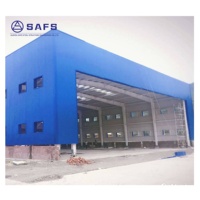Bâtiment d'atelier en structure acier SAFS, kit de charpente métallique préfabriqué pour l'entreposage d'équipements agricoles