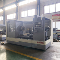 Tour CNC haute vitesse ALCK61100 avec commande PLC pour le travail des métaux multifonctionnel